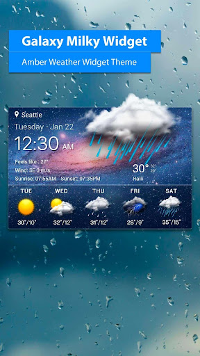 Widget de pronóstico del tiempo screenshot 2