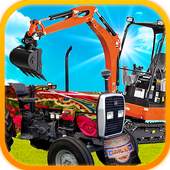 Heavy Tractor Excavator Simulator: Farm Simulation