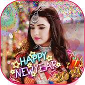 Happy New Year Photo Editor 2019 - New Year Frames on 9Apps