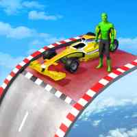 Spider Hero GT Racing Formula Car Stunt: Permainan