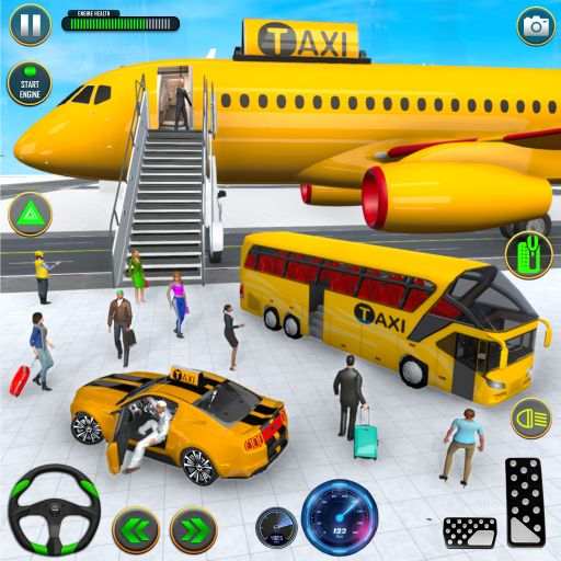 Taxi driving car parking games