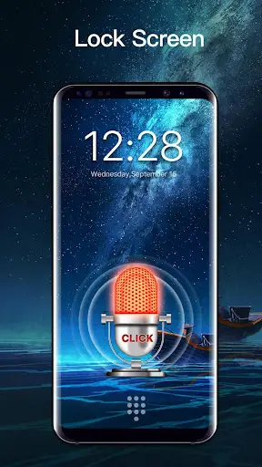 microphone style lock screen microphone style lock screen