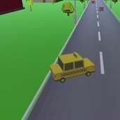 Blocky HighWay Traffic Car