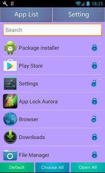 App Lock Aurora скриншот 3