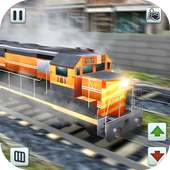 Train Driving Simulator - Crossing Railroad Game