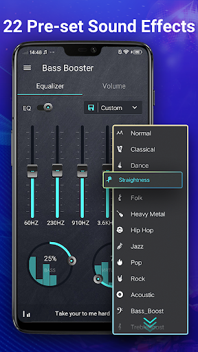 Ecualizador - Amplificador de volumen,de bajos screenshot 3