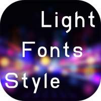 Light Fonts Style