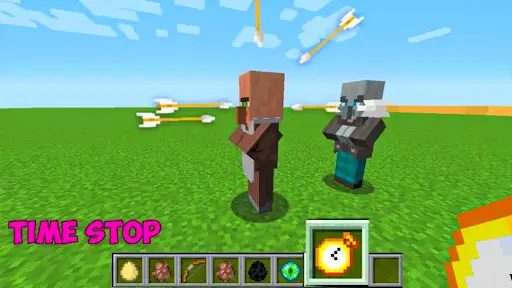 Time Stop Addon (Freeze Other Players Edition), Minecraft PE Mods & Addons