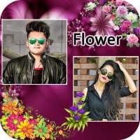 Flower Dual Photo Frames on 9Apps