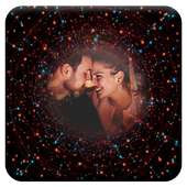 Falling sparkle photo frames on 9Apps