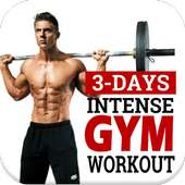 3 Days Intense Gym Workout & Fitness Meal Plan on 9Apps