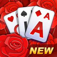 Solitaire TriPeaks Rose Garden - free card game on 9Apps