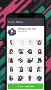 Menhera chan stickers APK for Android Download