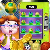 Divertimento di vending machine della sfera calcio