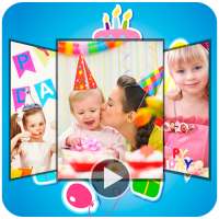 Happy Birthday Song Maker - photo slideshow on 9Apps