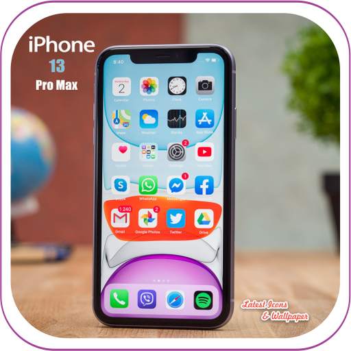 iPhone 13 Pro Max Theme & Launcher : Wallpapers