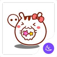 Cute baby xixi -APUS Launcher theme on 9Apps