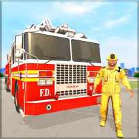 Firefighter Truck Driving Game on 9Apps