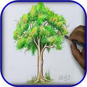 menggambar pohon untuk pemula