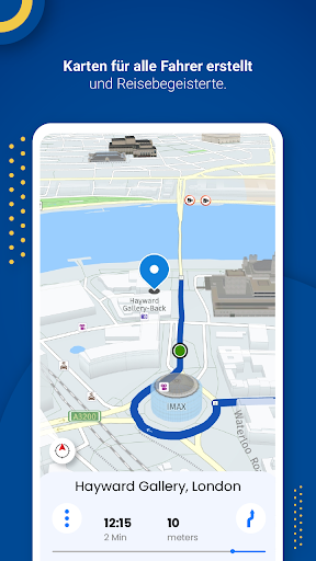 GPS Live Navigation, Karten, Wegbeschreibungen screenshot 10