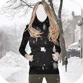 Snow Scene Girls  Photo Frames on 9Apps