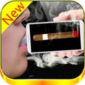 Virtual cigarette smoking