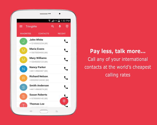 TringMe - Cheap International Calls screenshot 9