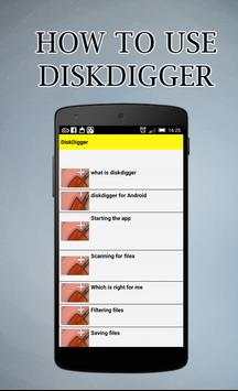 Guide For Diskdigger Pro screenshot 1