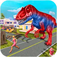 Angry Mad Dinosaur Simulator Dinosaur Games Android Gameplay HD Dino World  Games 2020 for Android 