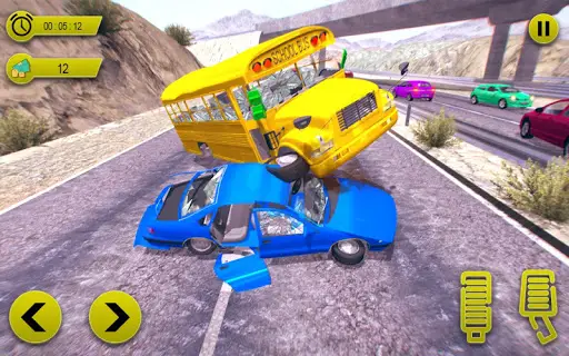 😱TOP 5 Best Realistic CAR CRASH Games for Android like BeamNG