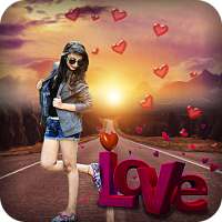 Love Heart Photo Editor - floating love heart on 9Apps