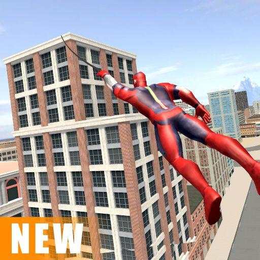 Miami Rope Hero Spider Open World City Gangster