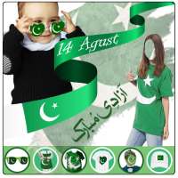 14 August Photo Frame 2020 : Pak Flag Photo Editor on 9Apps