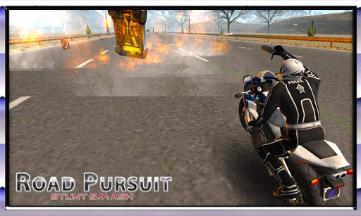 Road Pursuit Stunt Rash - VR Bike Racing screenshot 2