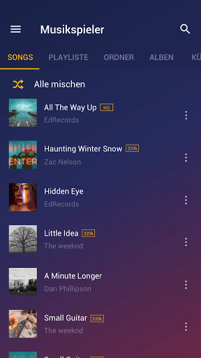Musik Player - MP3 Player screenshot 1