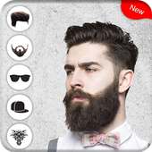 Man Hair Style ,Mustache - Man Photo Editor