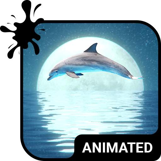 Dolphin Animated Keyboard + Live Wallpaper