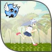 Adventure of the cute girl - Super World Jungle.