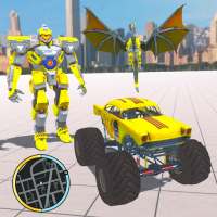 Dragon Robot monster truck transform : Wars games