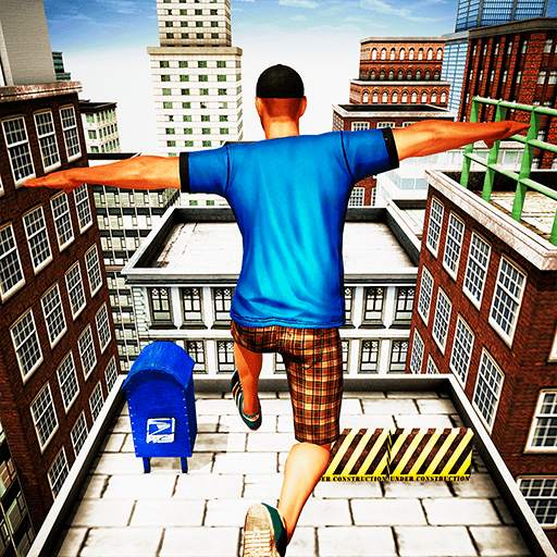 City Parkour Sprint Runner Simulator: Rooftop Game