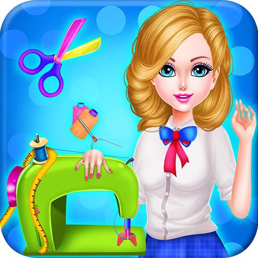 School Girls Fashion Tailor Designer Clothes Game