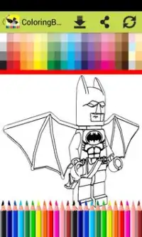 How to color Lego Batman APK + Mod for Android.