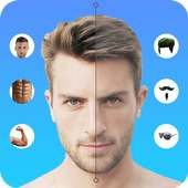 Stud Beard Man Hairstyle Mustache Handsome Editor on 9Apps