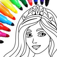Colorir princesa jogo on 9Apps