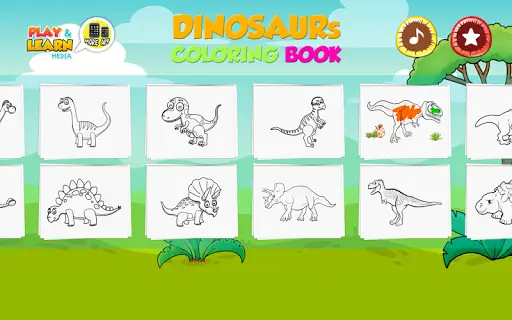 공룡 색칠 공부 페이지 앱 다운로드 2023 - 무료 - 9Apps