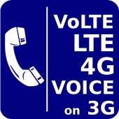 4G-VoLTE Voice Enable in 3G