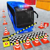 Police Bus Parking Games 3D -Bus Driving Simulator