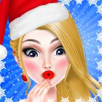 Игра Рождественский макияж для девочек бесплатно