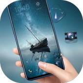Ship under the starry sky theme beautiful view on 9Apps