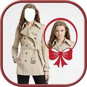 Women Trench Coat Photo Collage on 9Apps